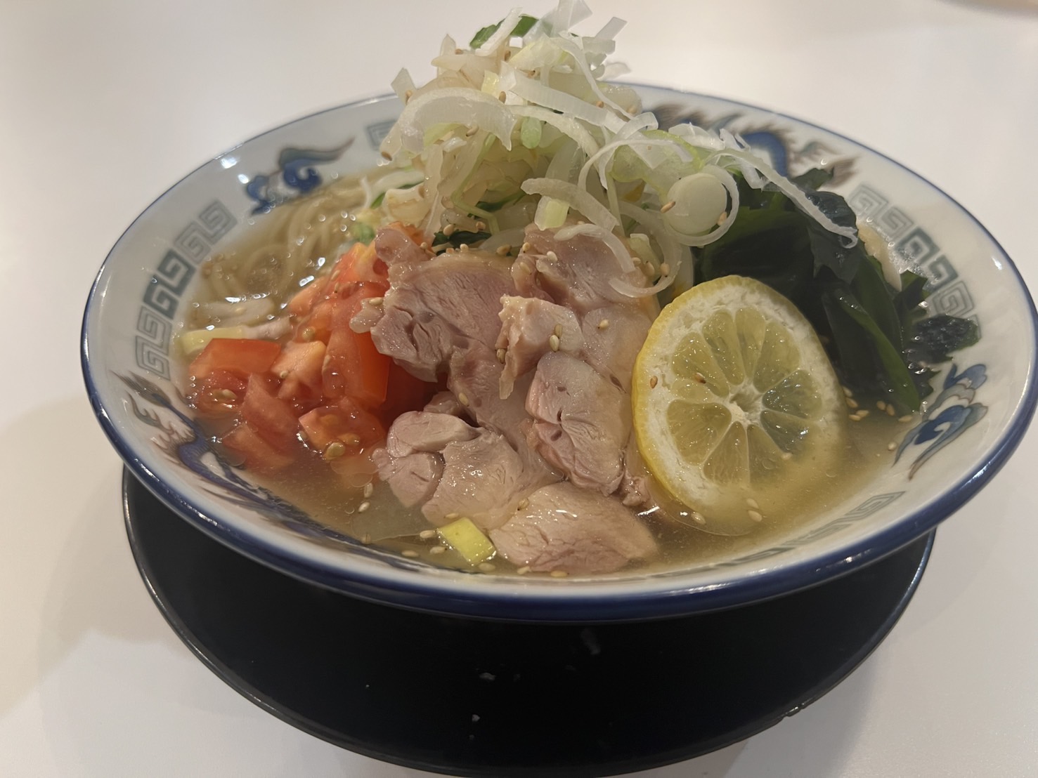 冷やし柚子胡椒塩らーめん